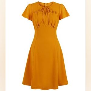 NWT Gold Swing Dress, size Small